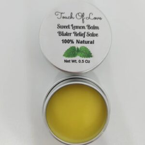Sweet Lemon Balm Blister Relief Salve